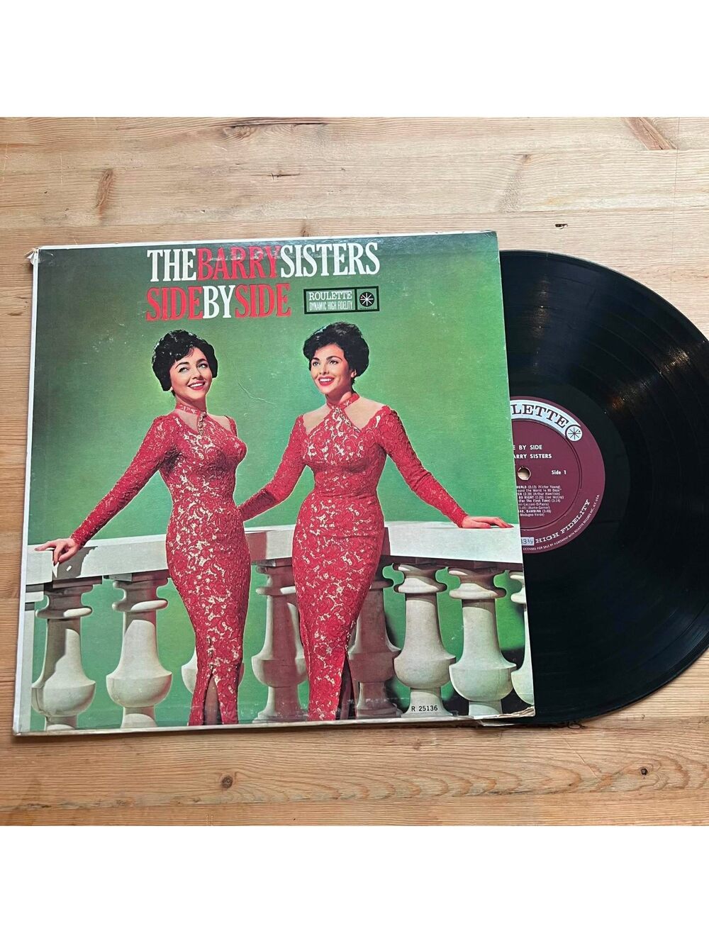 The Barry Sisters - Side by Side 33rpm VG+ VR02